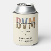 獣医カスタム薬ギフトDVM医師 缶クーラー (缶裏面)