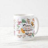 獣医カラフルの日前向き々の主張 コーヒーマグカップ (正面右)