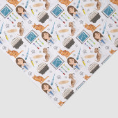 獣医カラフル医の獣医の獣医DVMパターン 薄葉紙 (詳細)