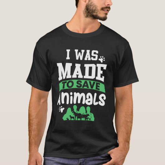 獣医ギフト獣医テクニカルアシスタント Tシャツ (正面)