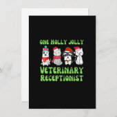 獣医クリスマスドッグ獣医レセプション 招待状 (正面/裏面)