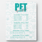 獣医クリニックの価格とサービス フォトプラーク (正面)