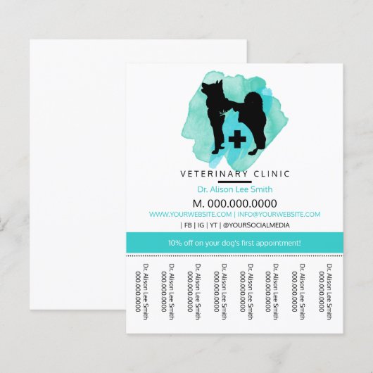 獣医クリニッククロス獣医 (正面/裏面)