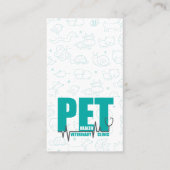 獣医クリニックモダンターコイズ 名刺 (正面)