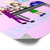 獣医クリニック額縁美術 ポスター (角)