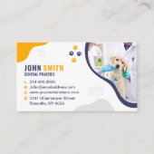 獣医クリニック、ペットケア、獣医 名刺 (正面)