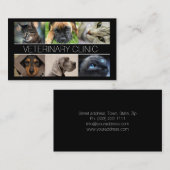 獣医クリニックPETケアビジネスカード 名刺 (正面/裏面)