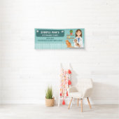 獣医クリニックPet Vet Animal Hospital Welcome 横断幕 (インサイチュ)