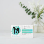獣医クロス獣医紹介カード 名刺 (スタンド正面)