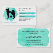 獣医クロス獣医紹介カード 名刺 (正面/裏面)