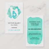 獣医クロス獣医  名刺 (正面/裏面)