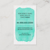 獣医クロス獣医  名刺 (裏面)