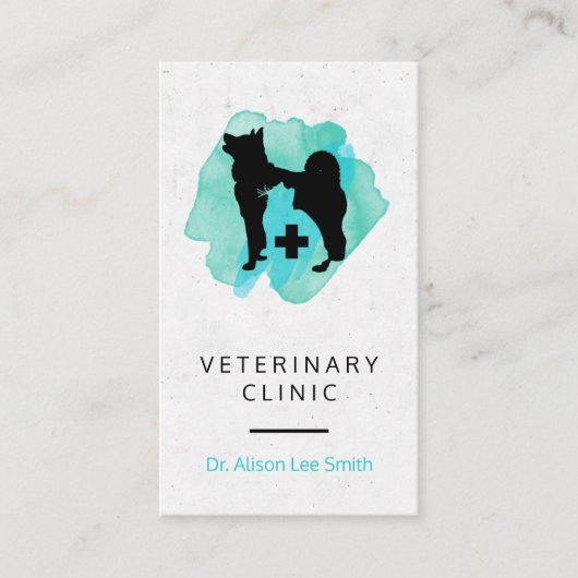 獣医クロス獣医  名刺 (正面)