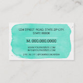 獣医クロス獣医  名刺 (裏面)