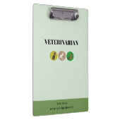 獣医グリーン クリップボード (右)