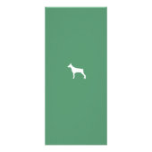 獣医サービスのパンフレットのラックカード ラックカード (裏面)