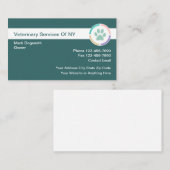 獣医スタイリッシュ獣医サービス 名刺 (正面/裏面)