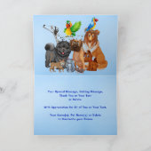 獣医スタッフへのホリデーシーズン感謝カード、あらゆる休日 カード (内部)