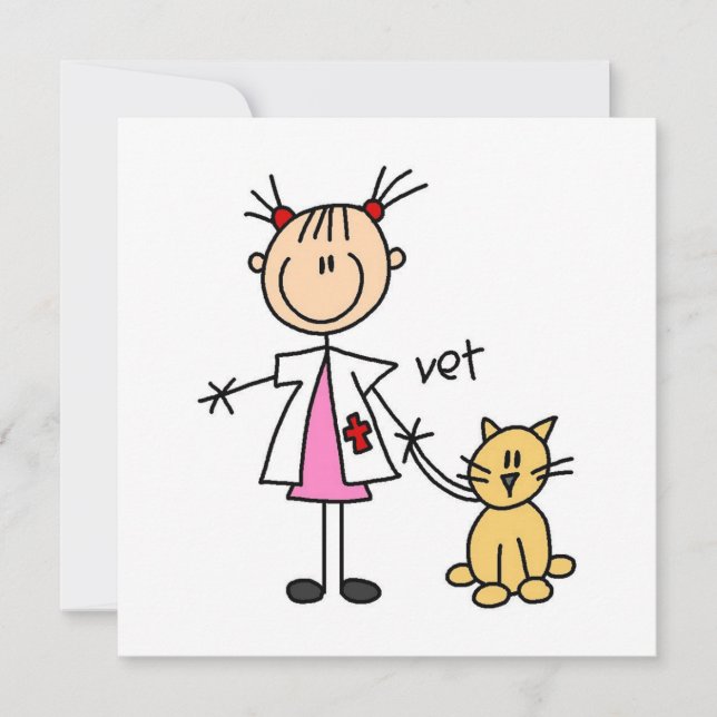 獣医スティックフィギュア (正面)