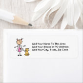 獣医スティックフィギュア ラベル (インサイチュ)