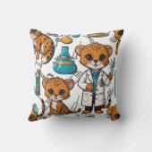 獣医チータインジェクションプリント クッション (裏面)