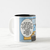 獣医ティックジョークマグ ツートーンマグカップ (正面左)