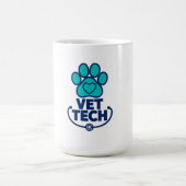 獣医テクニシャンの足跡 コーヒーマグカップ (中央)