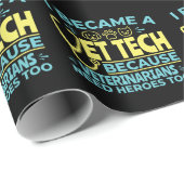 獣医テックヒーローズおもしろい引用文 ラッピングペーパー (ロールコーナー)