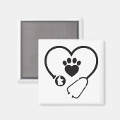 獣医テック獣医 マグネット (正面/裏面)