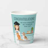 獣医ドクターエクスDVM卒業 紙コップ (正面)