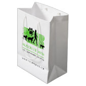 獣医ドッグウォーカー ミディアムペーパーバッグ (正面アングル)