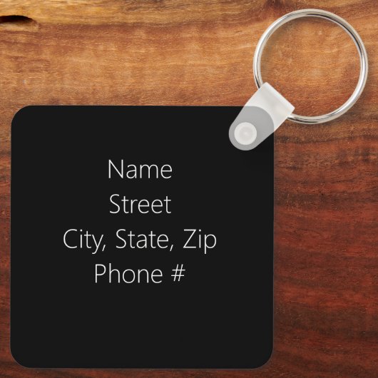 獣医ナースキーチェーン キーホルダー (裏面)