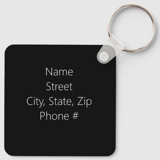 獣医ナースキーチェーン キーホルダー (裏面)