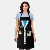 獣医ハロウィーン衣装ベットテックアニマルドック エプロン (着用した状態)