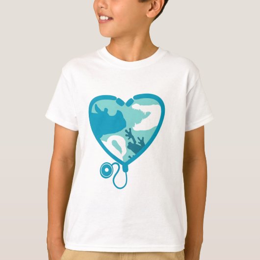 獣医ハート愛 Tシャツ (正面)