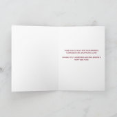 獣医パーソナライズされたペットケアペット写真 シーズンカード (内部)