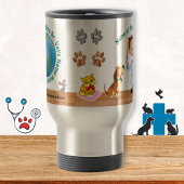 獣医パーソナライズされたユニーク医ギフト、獣医Man Vet トラベルマグ