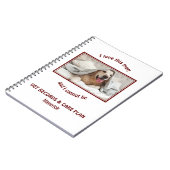 獣医パーソナライズされた歴 |計気に画 |写真の追加 ノートブック (左側)