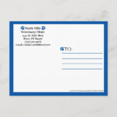 獣医ビジネスのお客様 ポストカード (裏面)