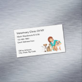 獣医ビジネスカード磁石 マグネット名刺 (インサイチュ)