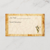 獣医ビジネスカード 予約カード (裏面)