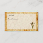 獣医ビジネスカード 予約カード (裏面)