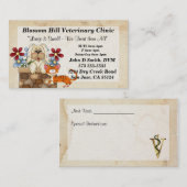 獣医ビジネスカード 名刺 (正面/裏面)