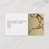 獣医ビジネスカード 名刺 (裏面)