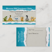 獣医ビジネスカード 名刺 (正面/裏面)