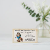 獣医ビジネスカード 名刺 (スタンド正面)