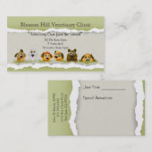 獣医ビジネスカード 名刺 (正面/裏面)