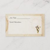 獣医ビジネスカード 名刺 (裏面)