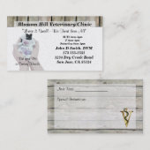 獣医ビジネスカード 名刺 (正面/裏面)