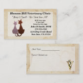 獣医ビジネスカード 名刺 (正面/裏面)